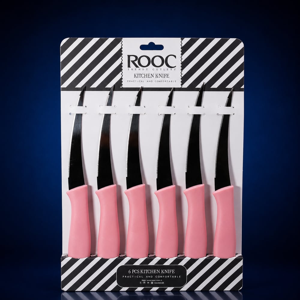 ROOC LAZER KESİM 6LI MEYVE BIÇAĞI MR06
