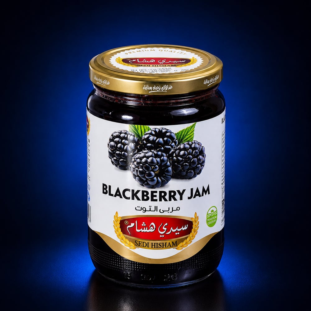 SEDI HISHAM BLACK BERRY JAM 800 GR