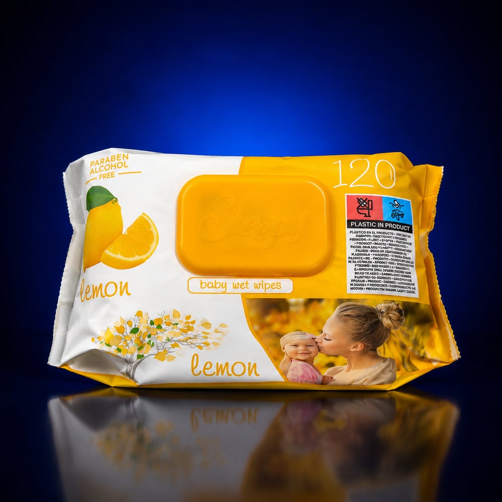 SLEEPY PARABEN ALCOHOL BABY WET WIPES 120 PCS