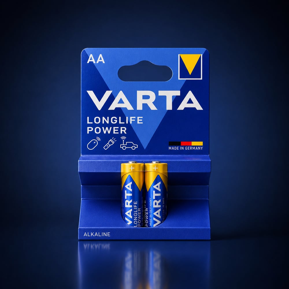 VARTA LONG LİFE POWER ALKALİN KALEM PİL 2 Lİ 4906-2
