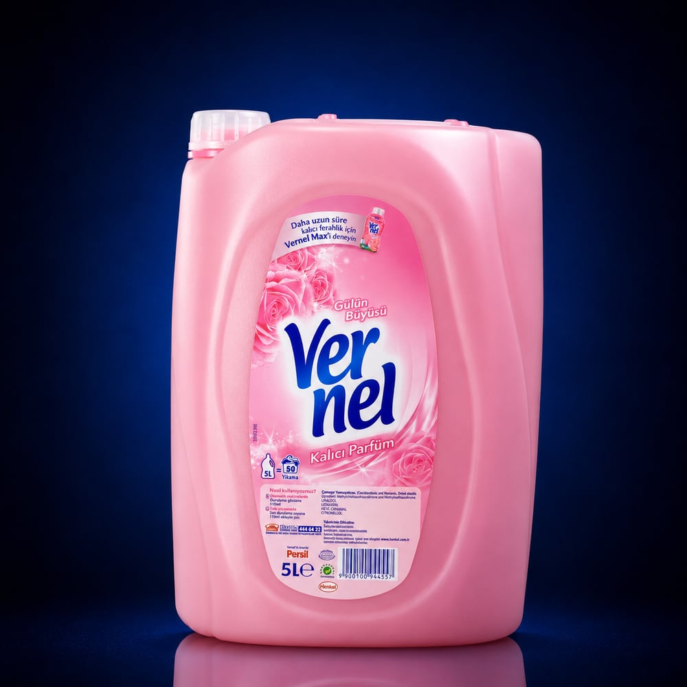 VERNEL ÇAMAŞIR YUMUŞATICI GÜL 5 LT *4