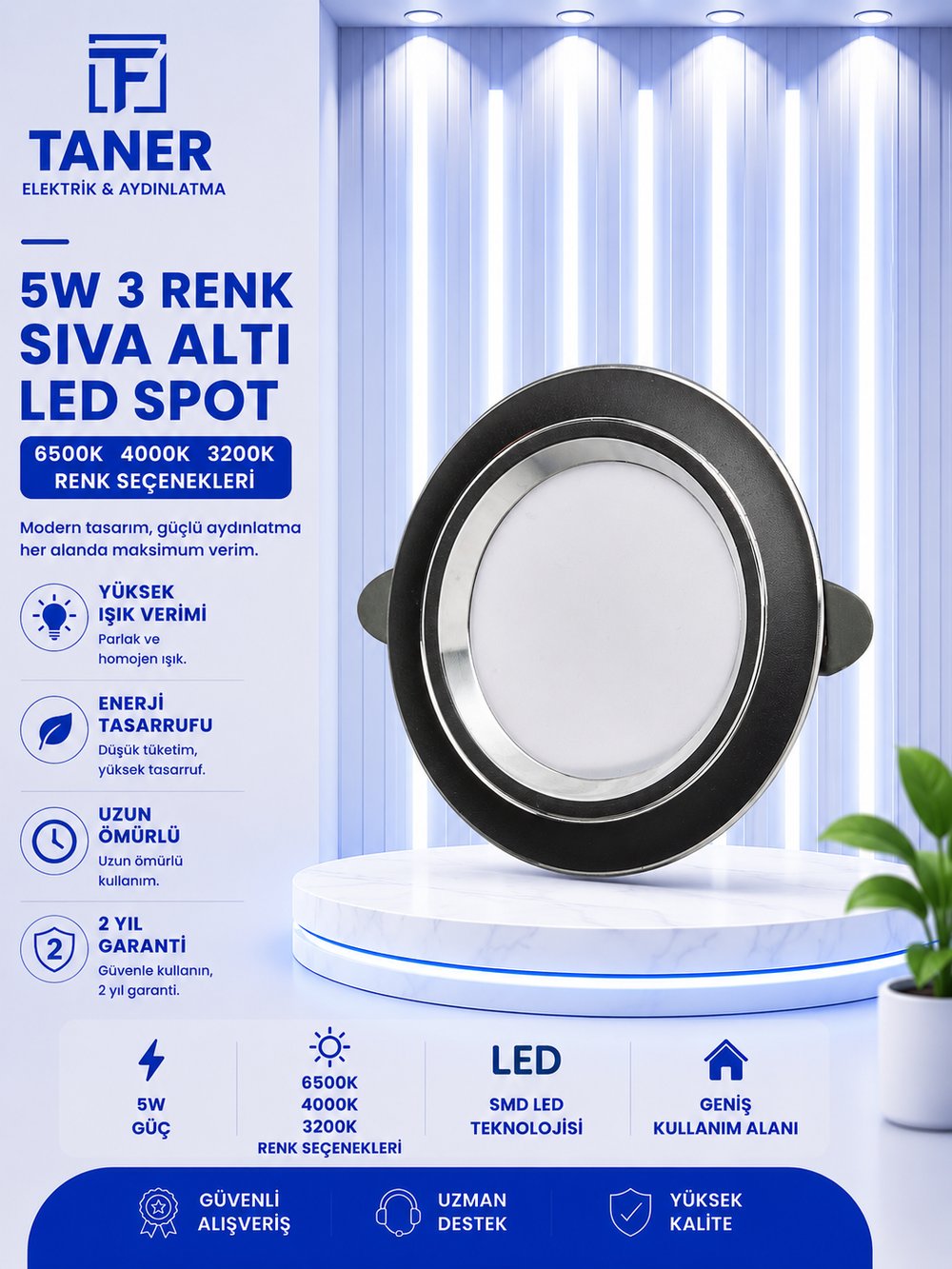 NOAS 5W 3 RENK SPOT