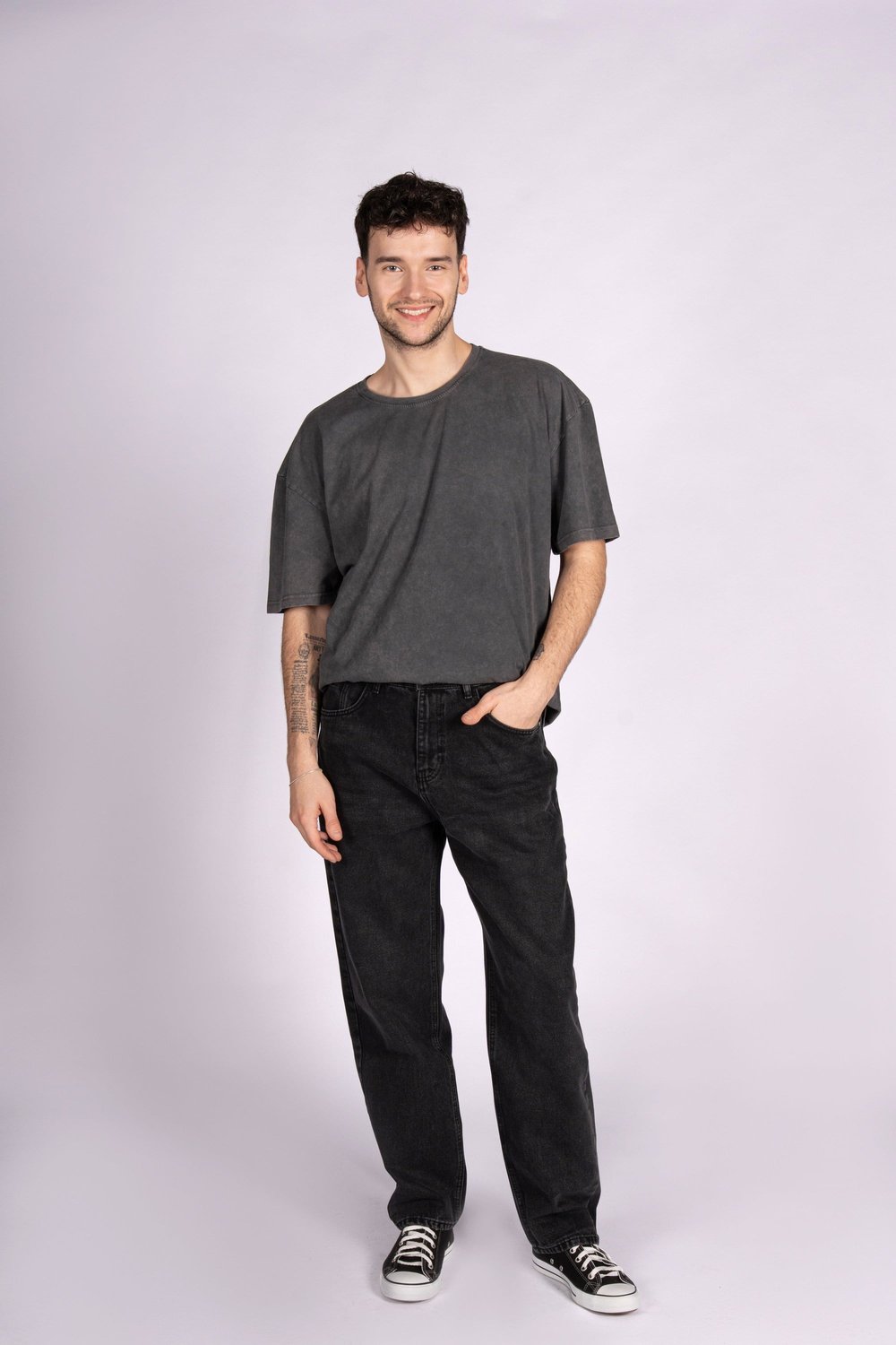 Freedom Slouch Baggy Fit Siyah Rodeo Erkek Denim Pantolon