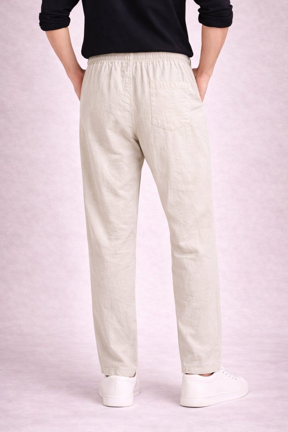 İtalyan Erkek Keten Pantolon 25031017 - 8335