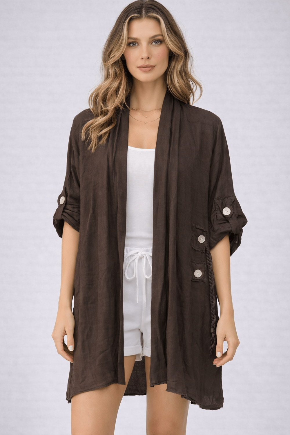 İtalyan Keten Kaftan 25011628 - 11767