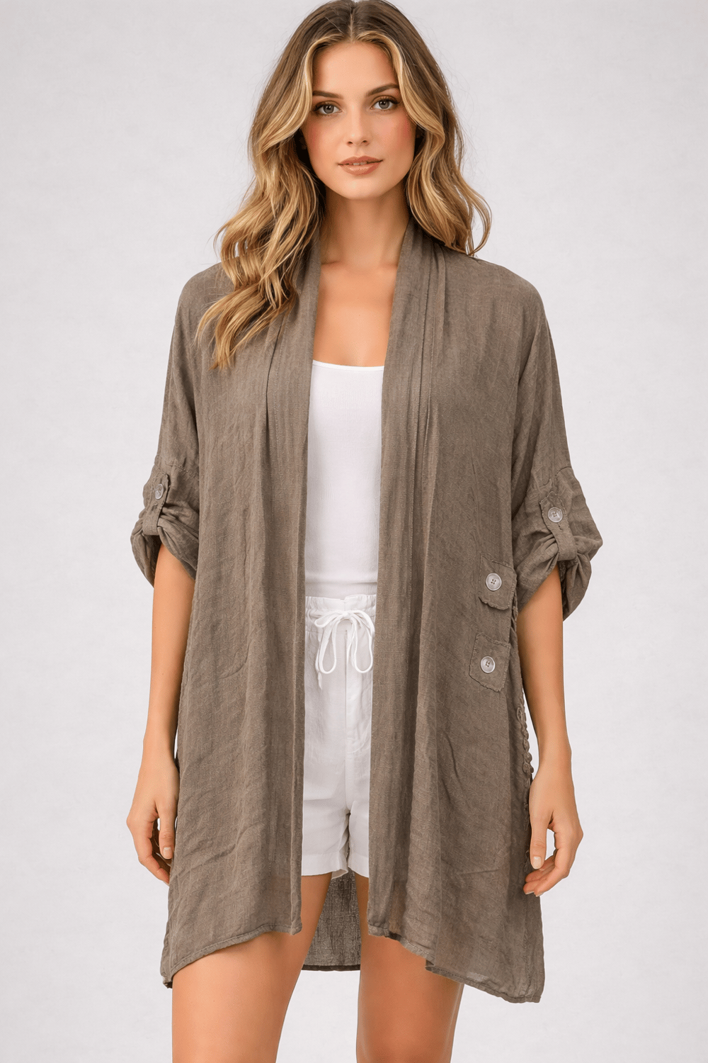 İtalyan Keten Kaftan 25011628 - 11767