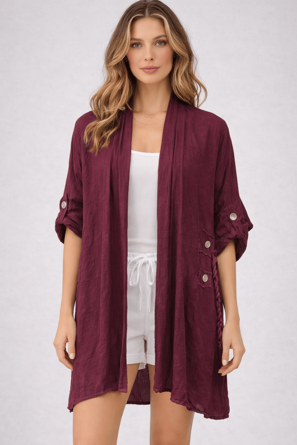 İtalyan Keten Kaftan 25011628 - 11767