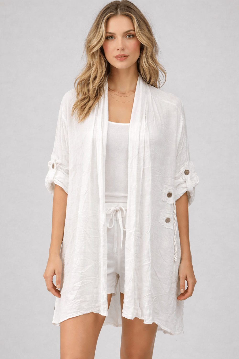 İtalyan Keten Kaftan 25011628 - 11767
