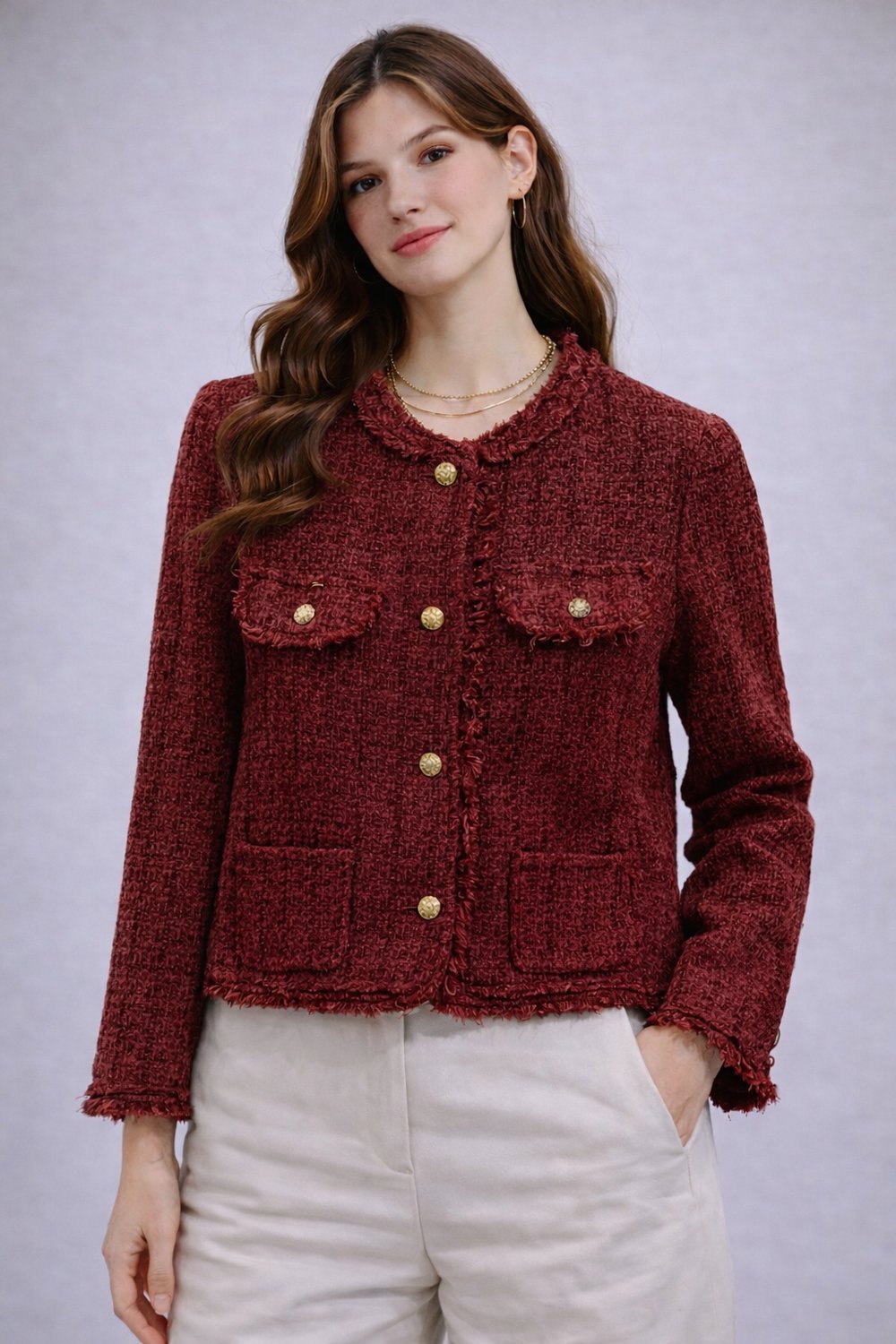 Örgülü Ceket 2406