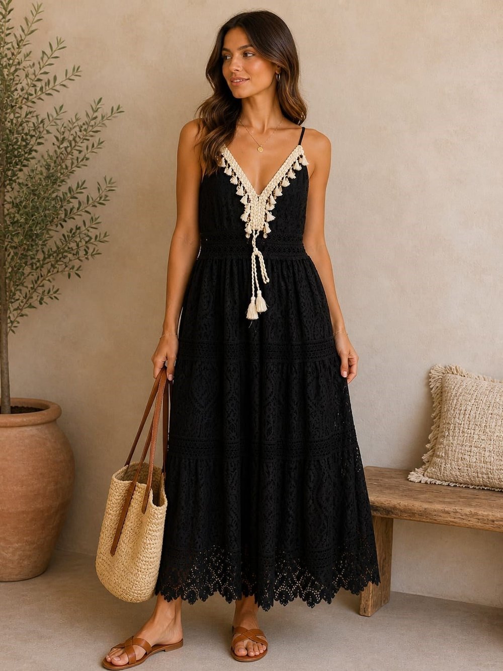 Ponpon Detaylı Askılı Tunik 250412120 - 8825