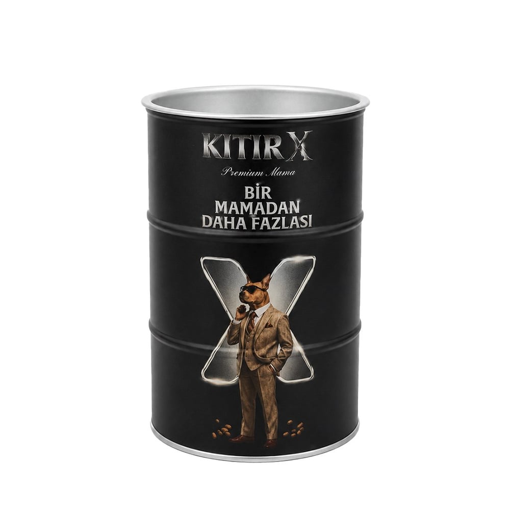 KıtırX Premium Köpek Maması - 500 Gr. - Taşınabilir Kapaklı Mama Kabı Hediyeli 