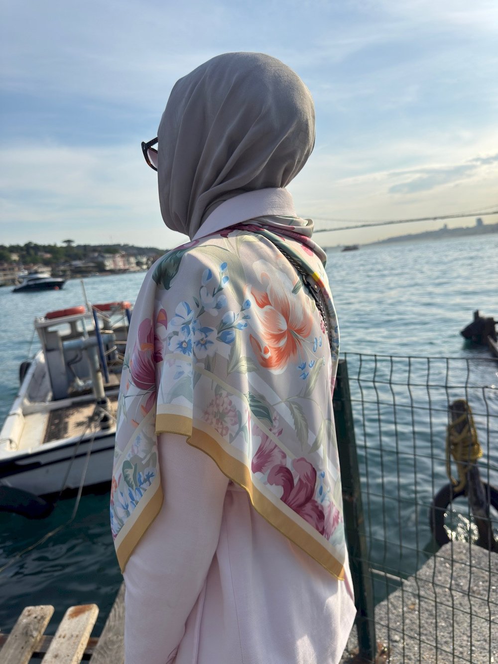 Heloria Pastel Garden Eşarp