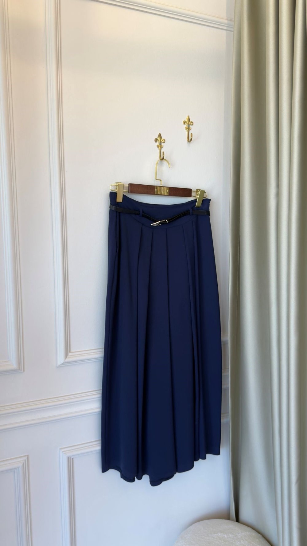 Lacivert Pantolon Etek 