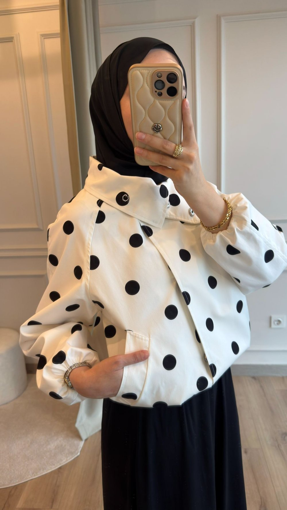 Puantiye Bomber Ceket