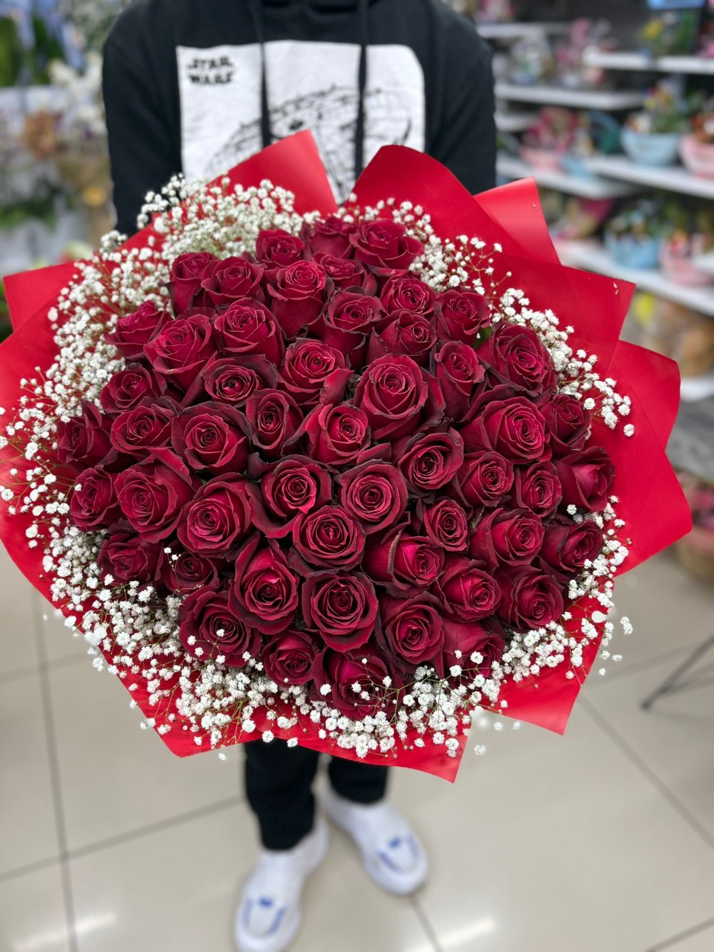 51 Kırmızı Gül Buketi
