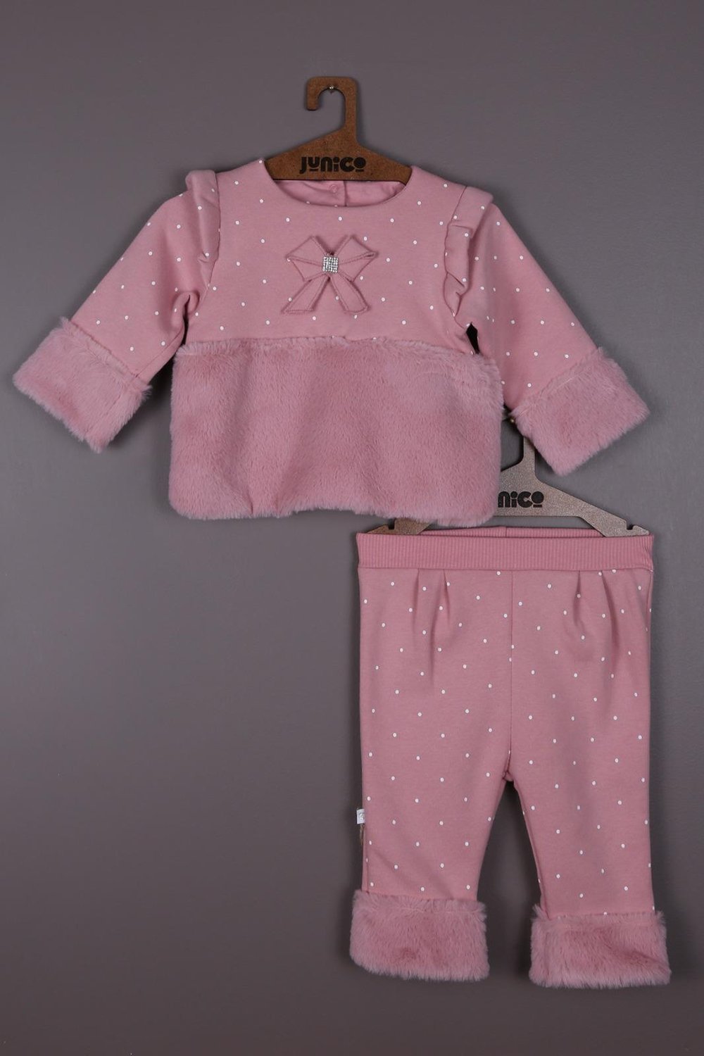 PEMBE PELUŞ TAKIM