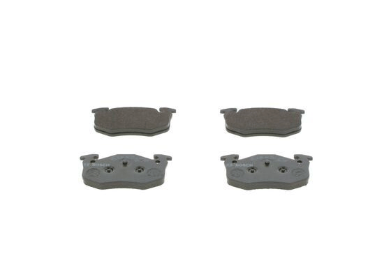 FREN BALATASI ARKA (105 mm) PEUGEOT P106 II P205 P206 P306 CITROEN SAXO XSARA RENAULT R19 CLIO I CLIO II MEGANE I MERCEDES VITO W639