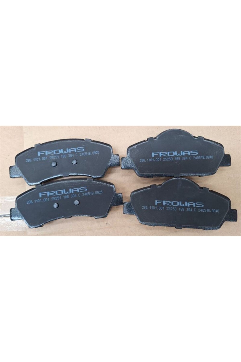 FREN BALATASI ON (133 MM) CITROEN C-ELYSEE C4 CACTUS PEUGEOT P308 P301 13-