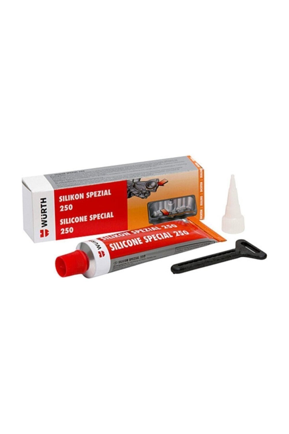 Silikon Sıvı Conta Siyah 250c 70ml