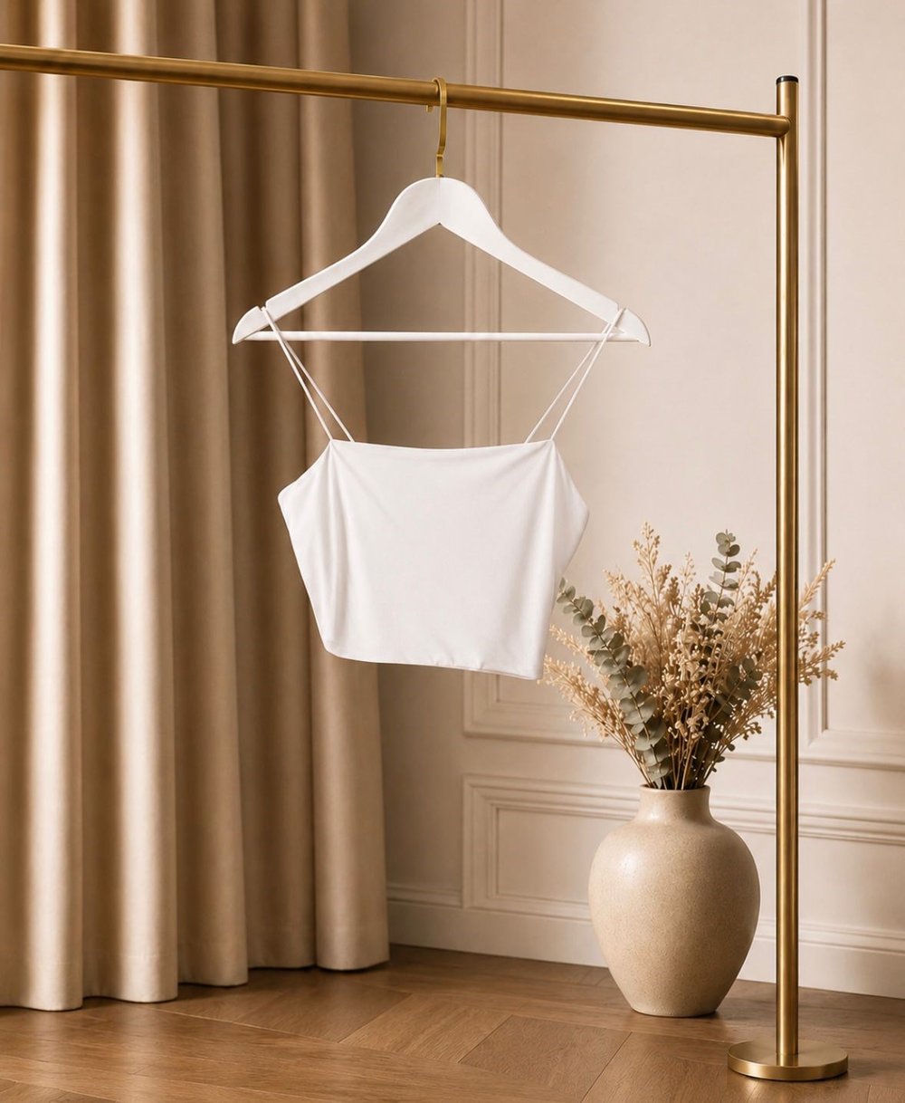 İp Askılı Basic Crop Atlet