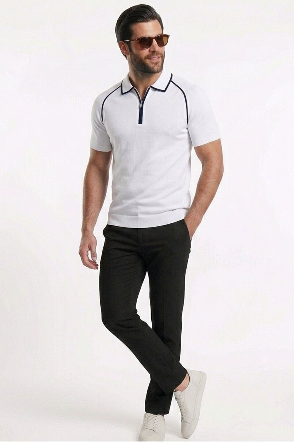 Erkek Polo Yaka Triko T-Shirt