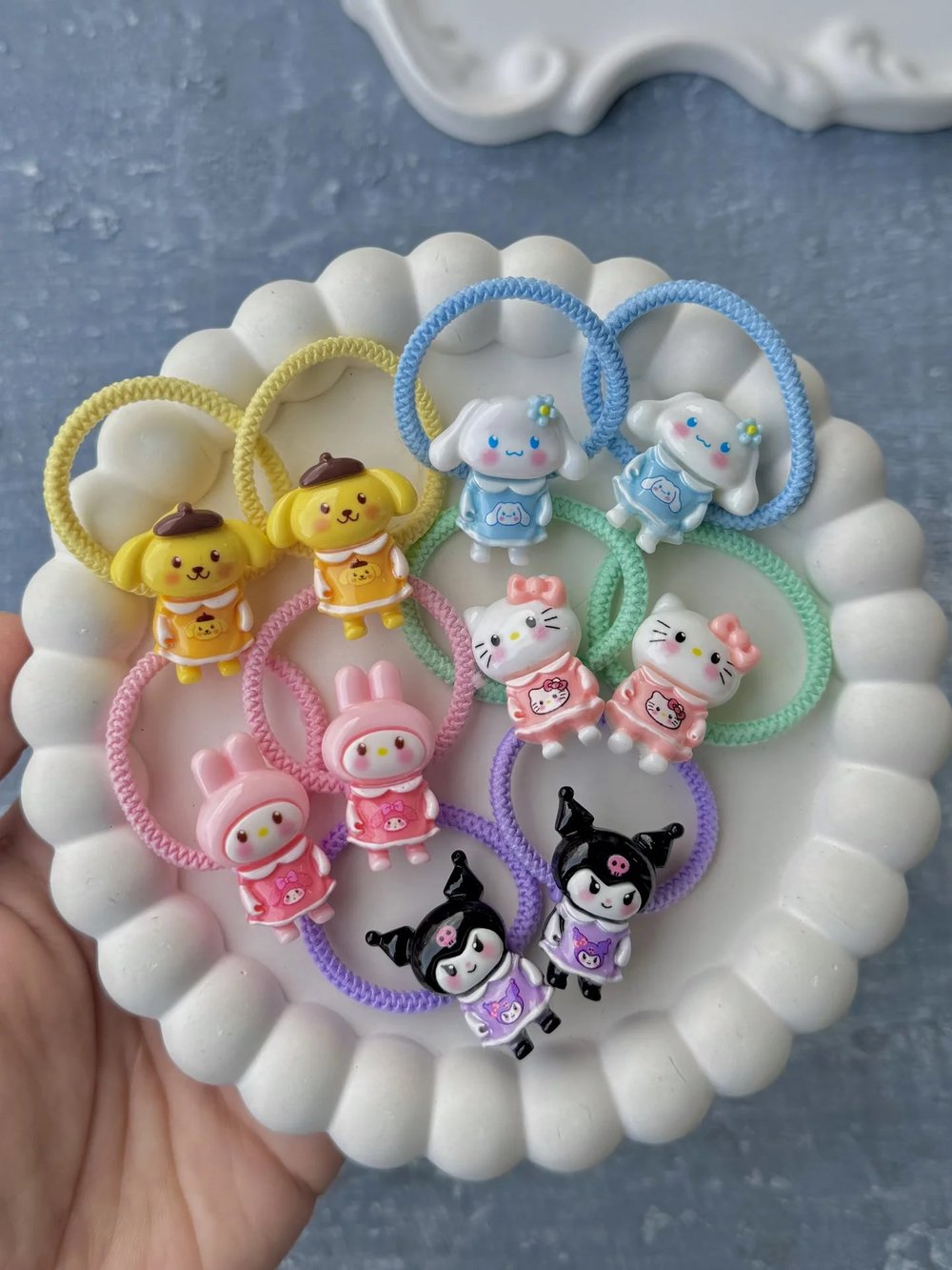 Kuromi  & Hello Kitty Lastik Toka 
