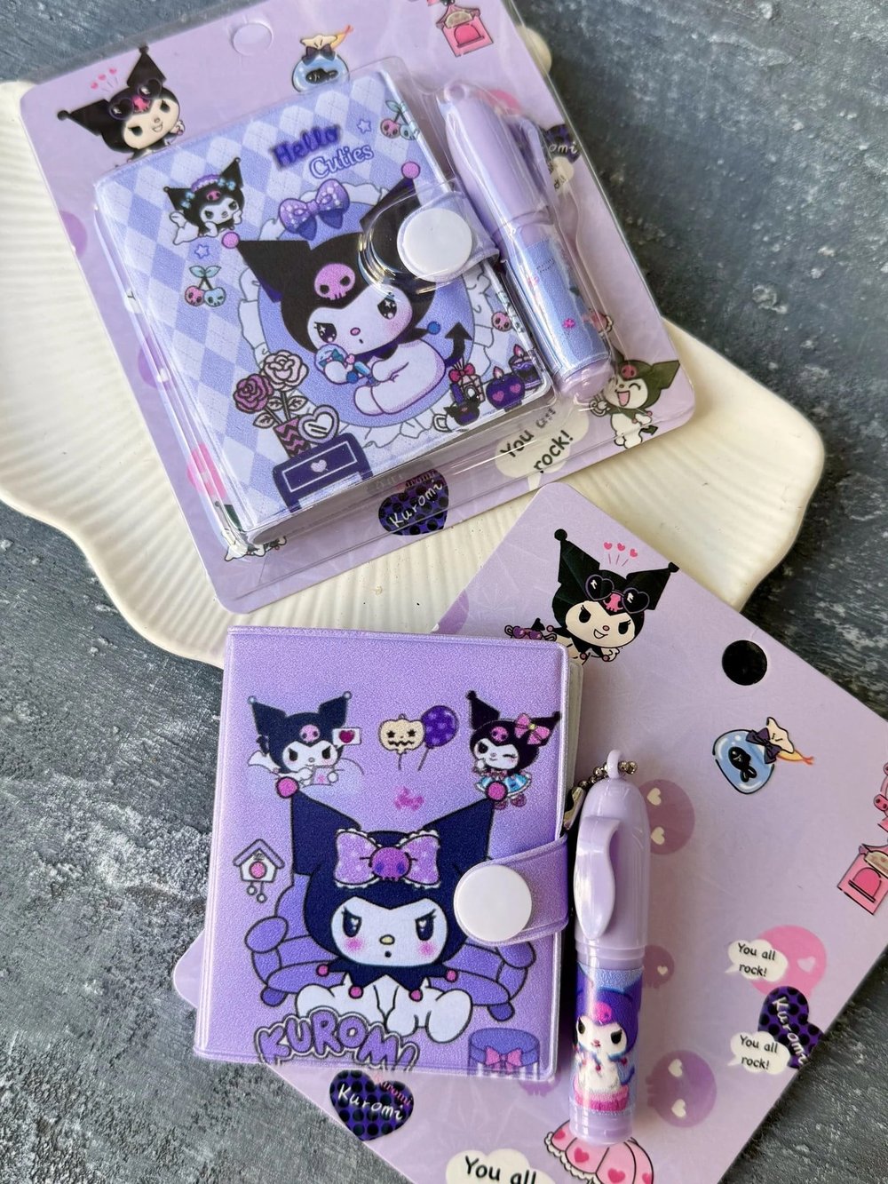 Kuromi Mini Boy Kalemli Not Defteri