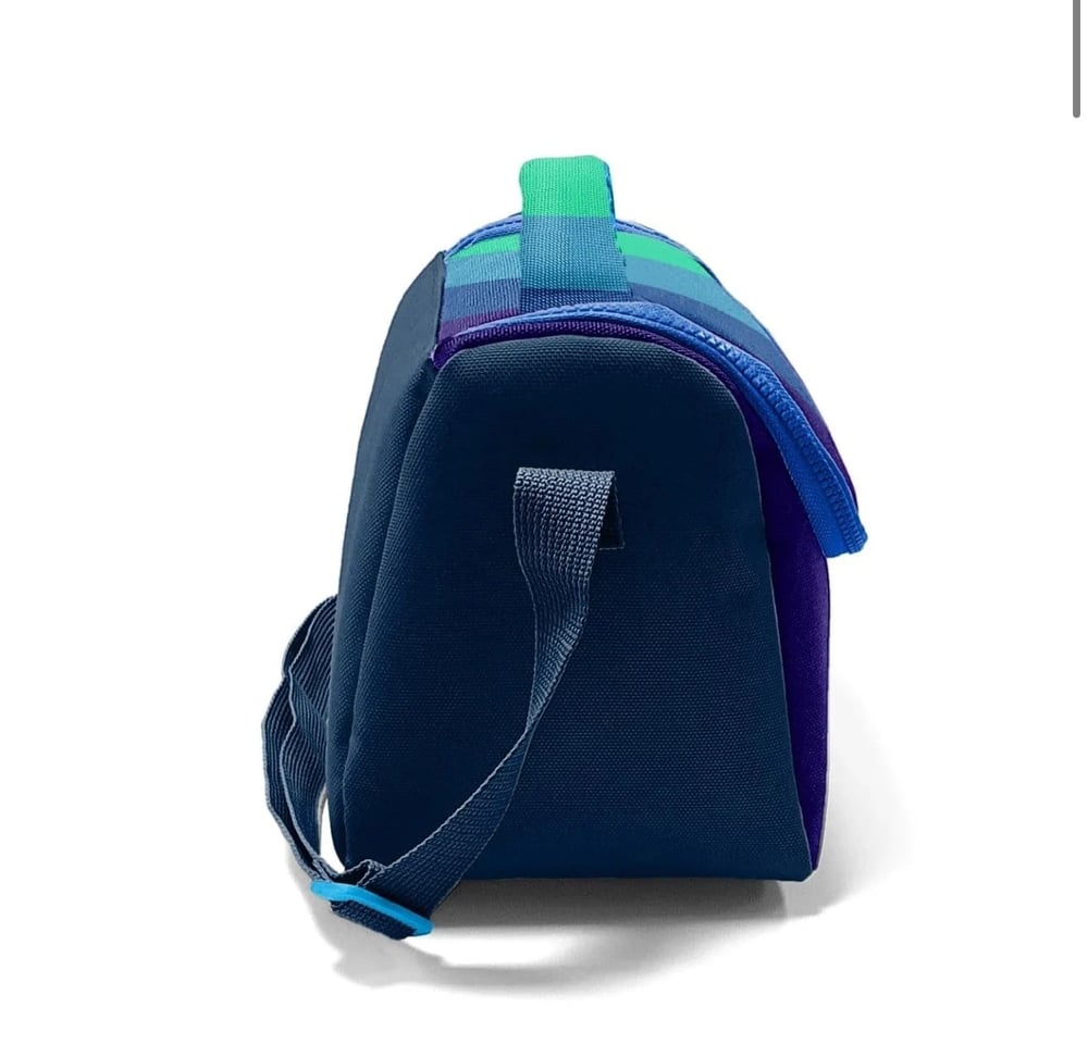 Coral High Mavi Çizgili Thermo Beslenme Çantası