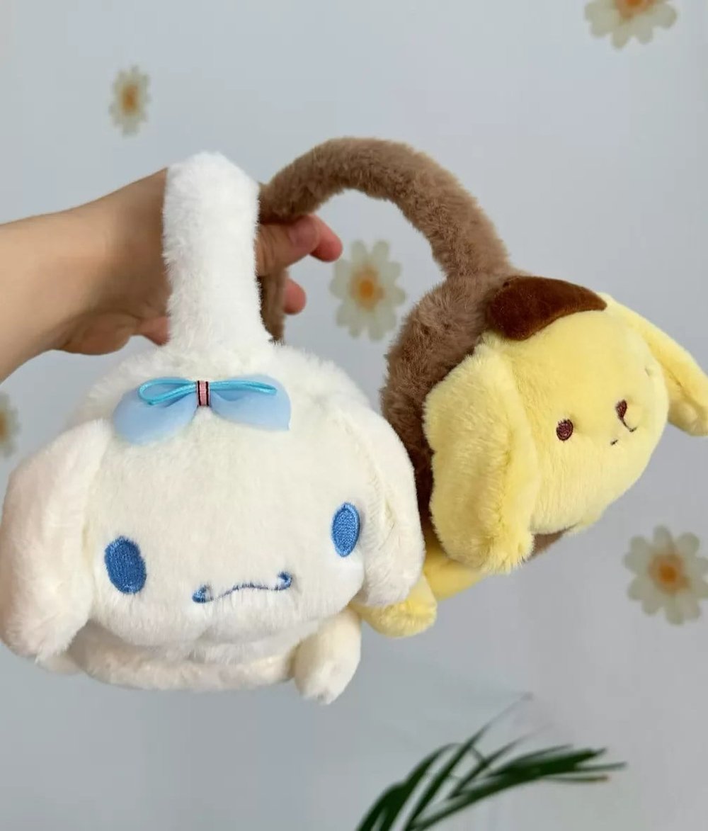 Kuromi Sanrio Peluş Kulaklık