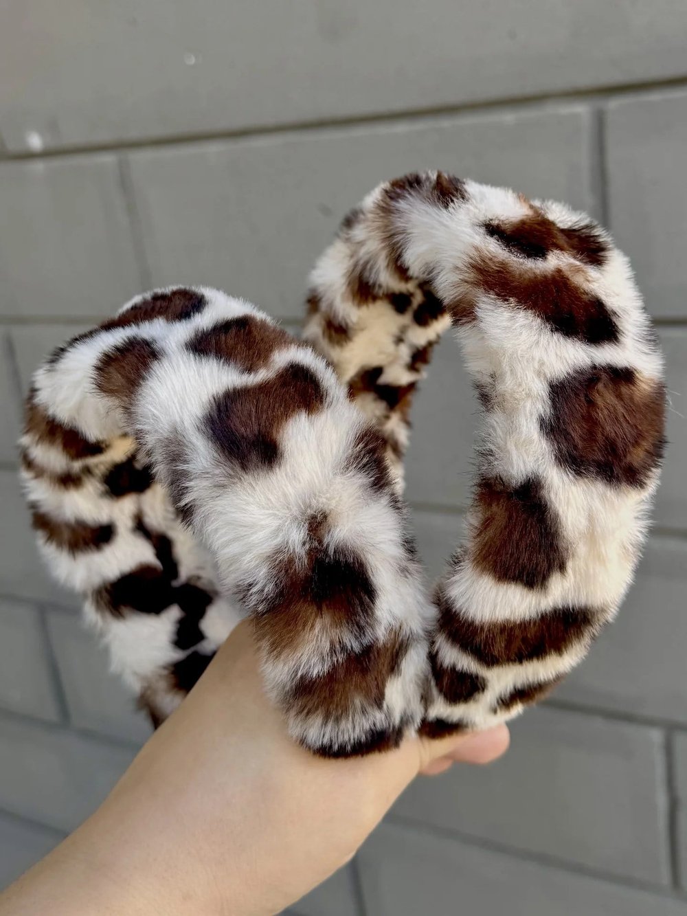 Peluş Leopar Taç