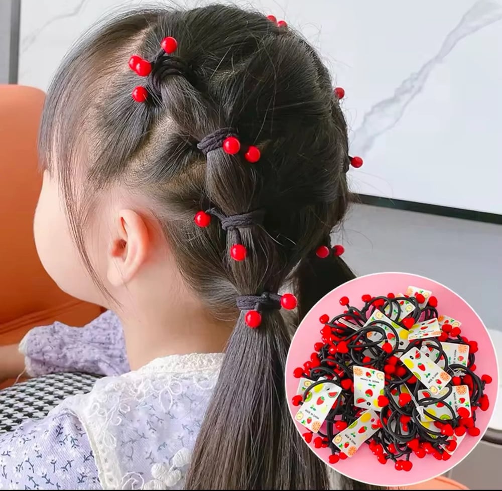 Kırmızı Kalp Figürlü 4lü Lastik