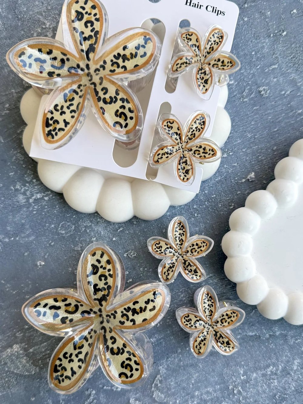 Leopar Anne Kız Mandal Toka