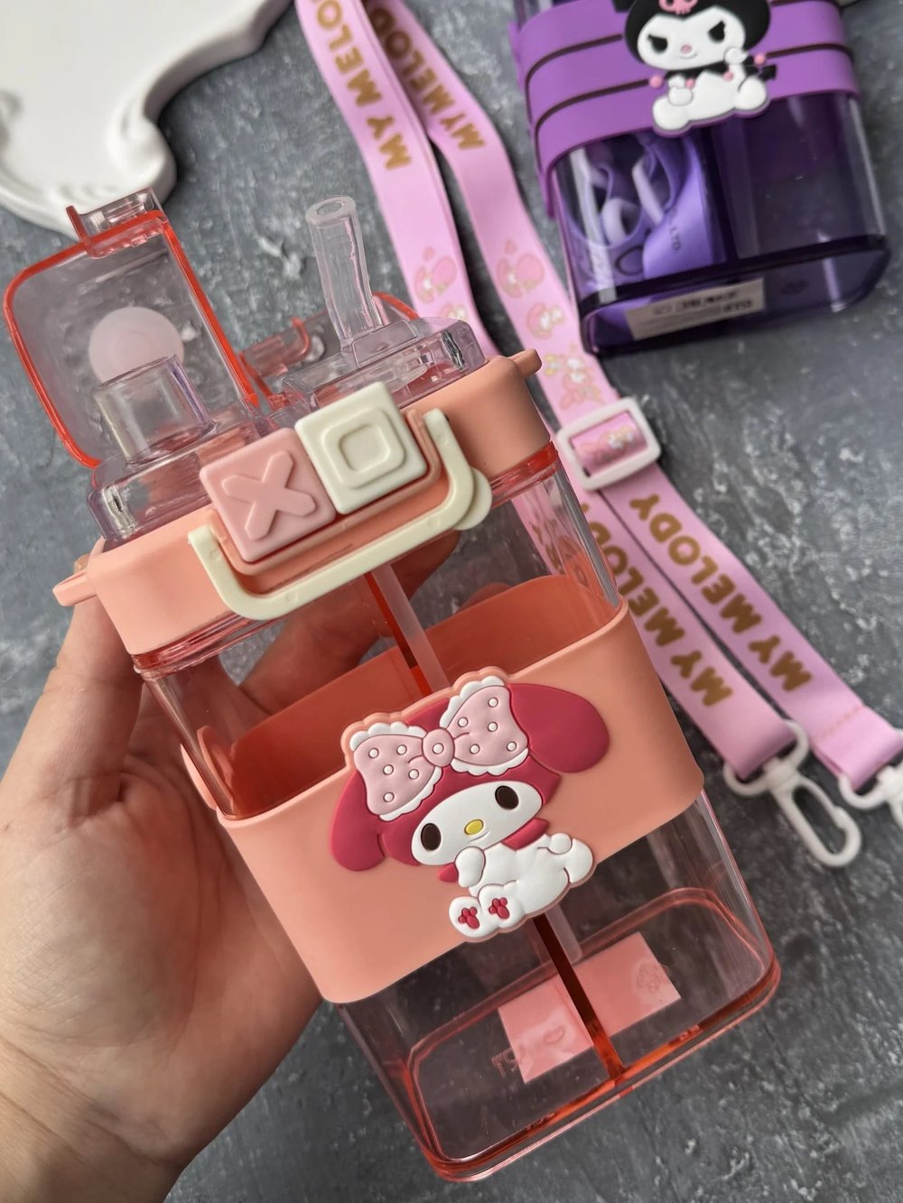 İki Bölmeli Kuromi & My Melody Suluk