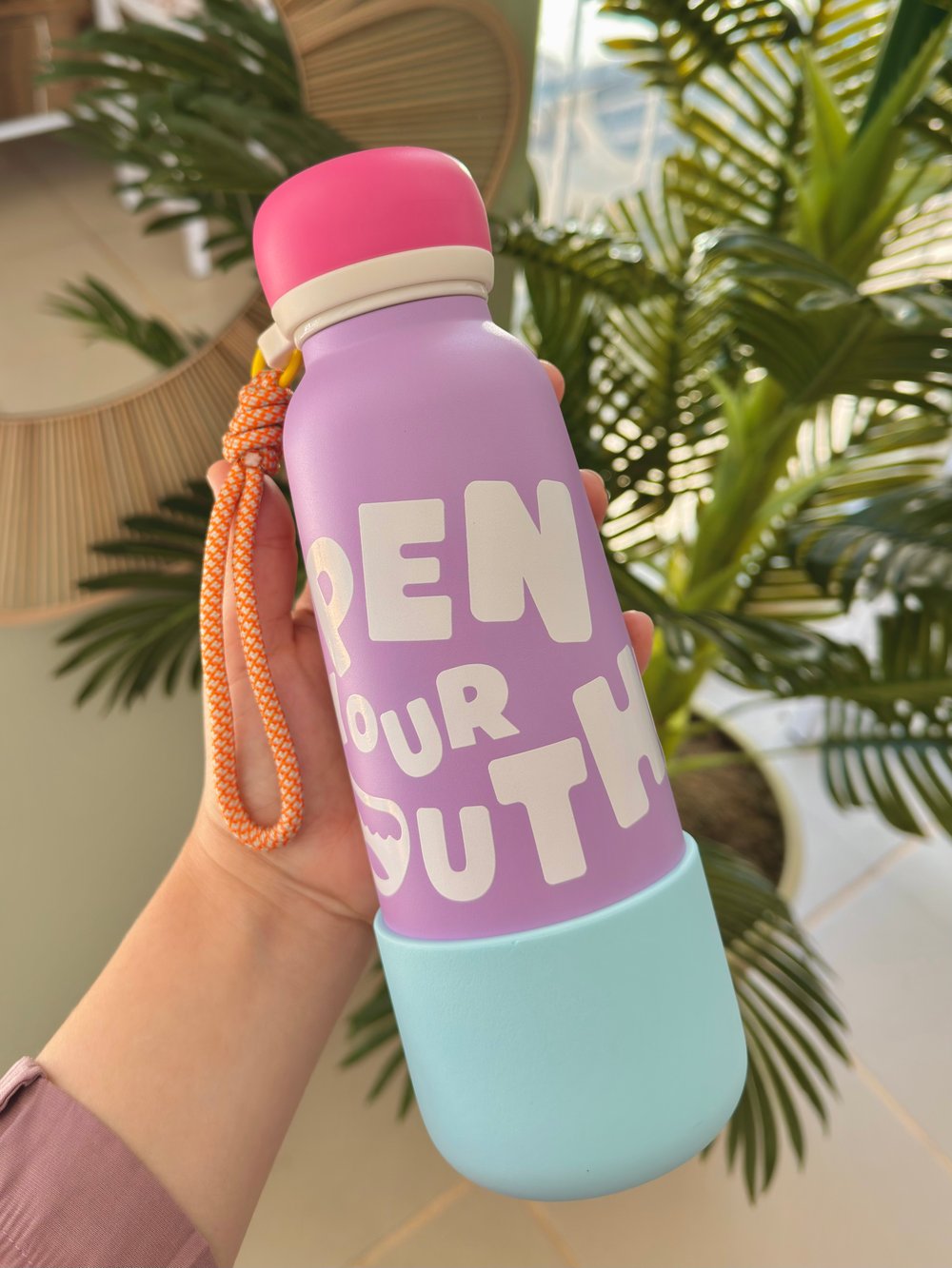 Vgnlife 600 ml Çelik Termos Suluk Mor