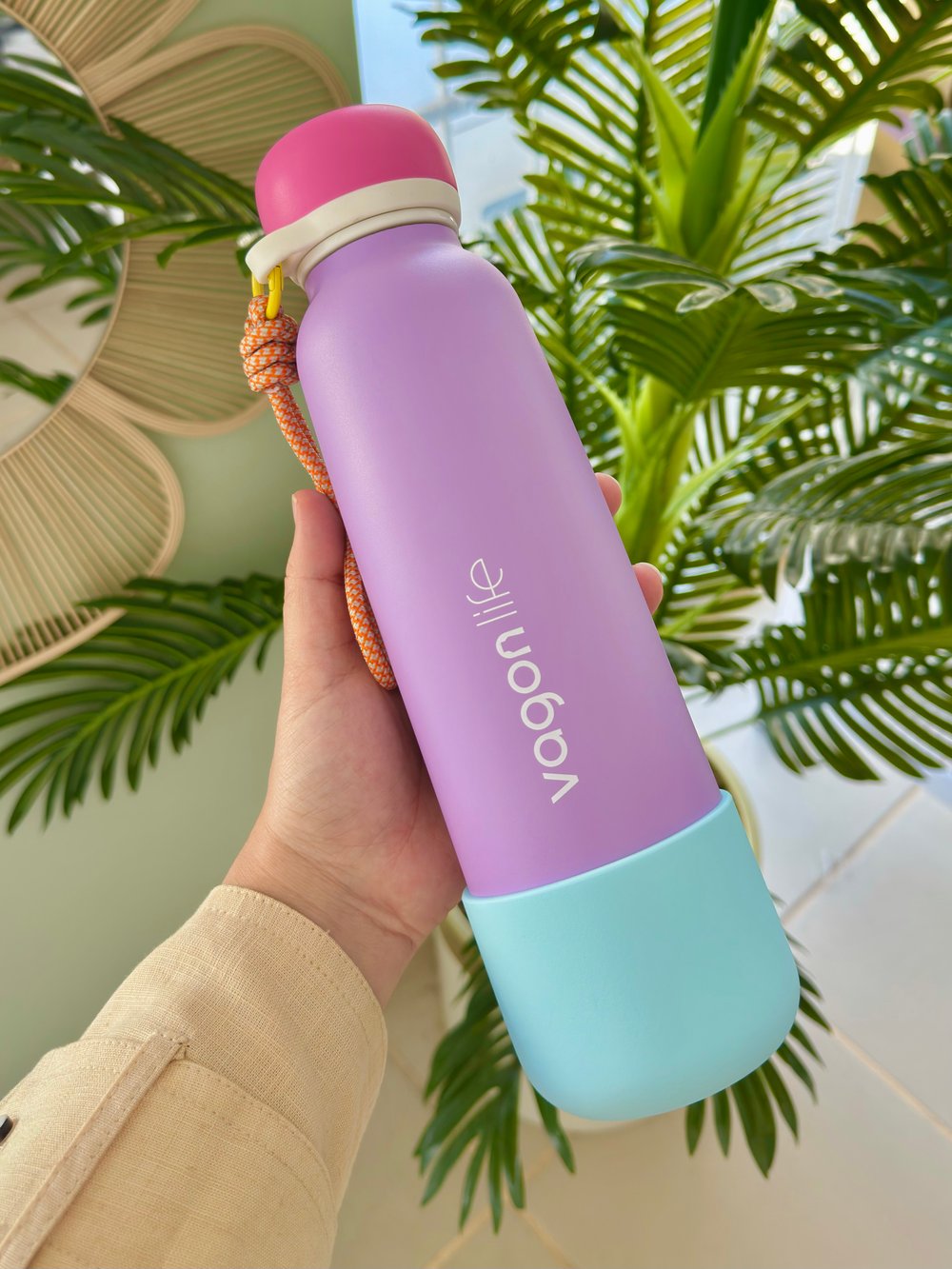 Vgnlife 750 ml Çelik Termos Suluk Mor