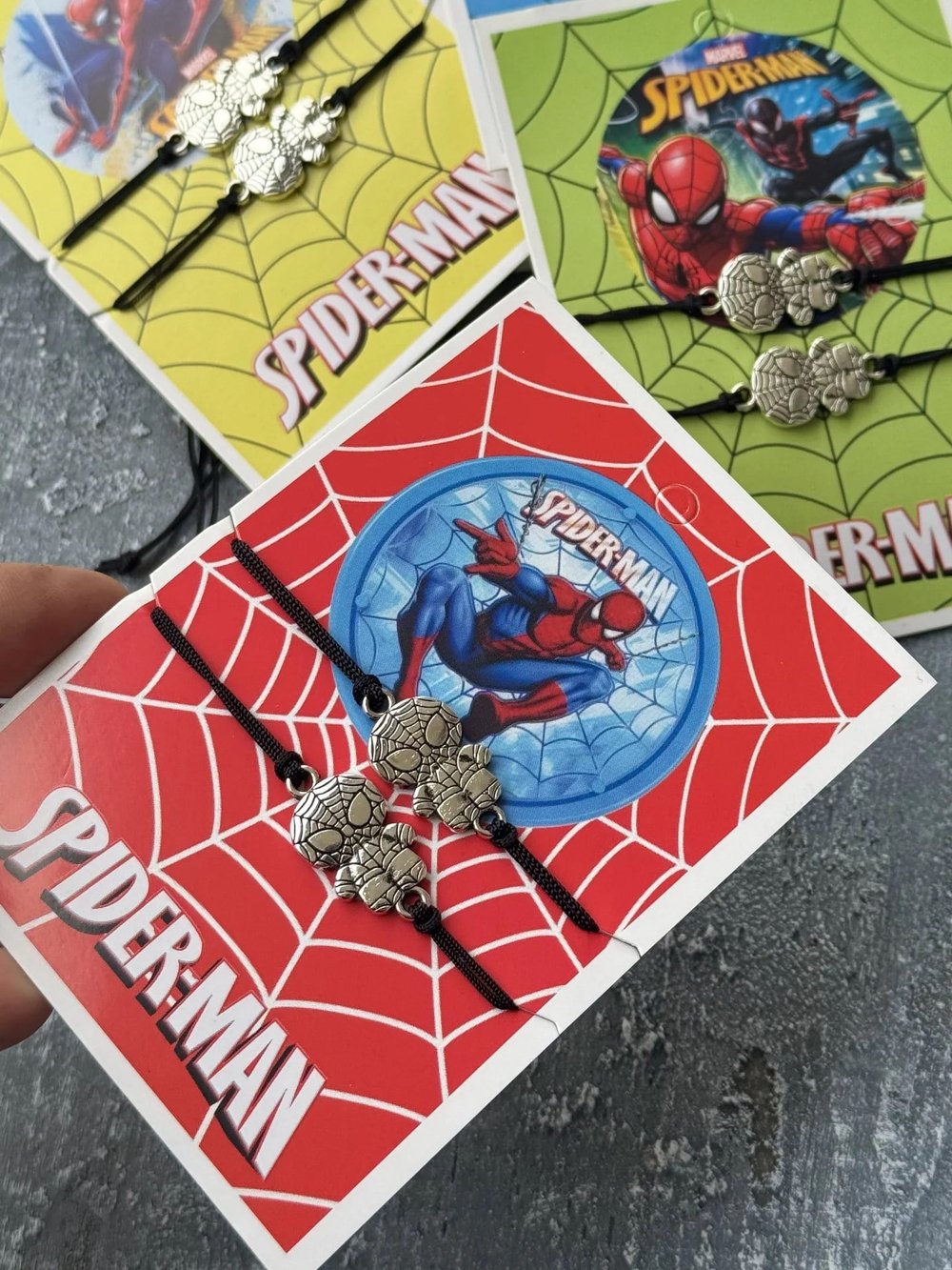 Spiderman Best Friends İkili Ayarlanabilir Kanka Bileklik