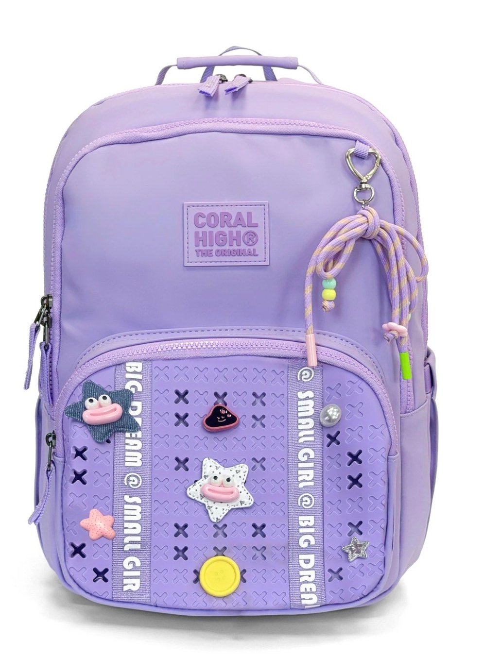 Coral High Lila Crocs Model Okul Sırt Çantası