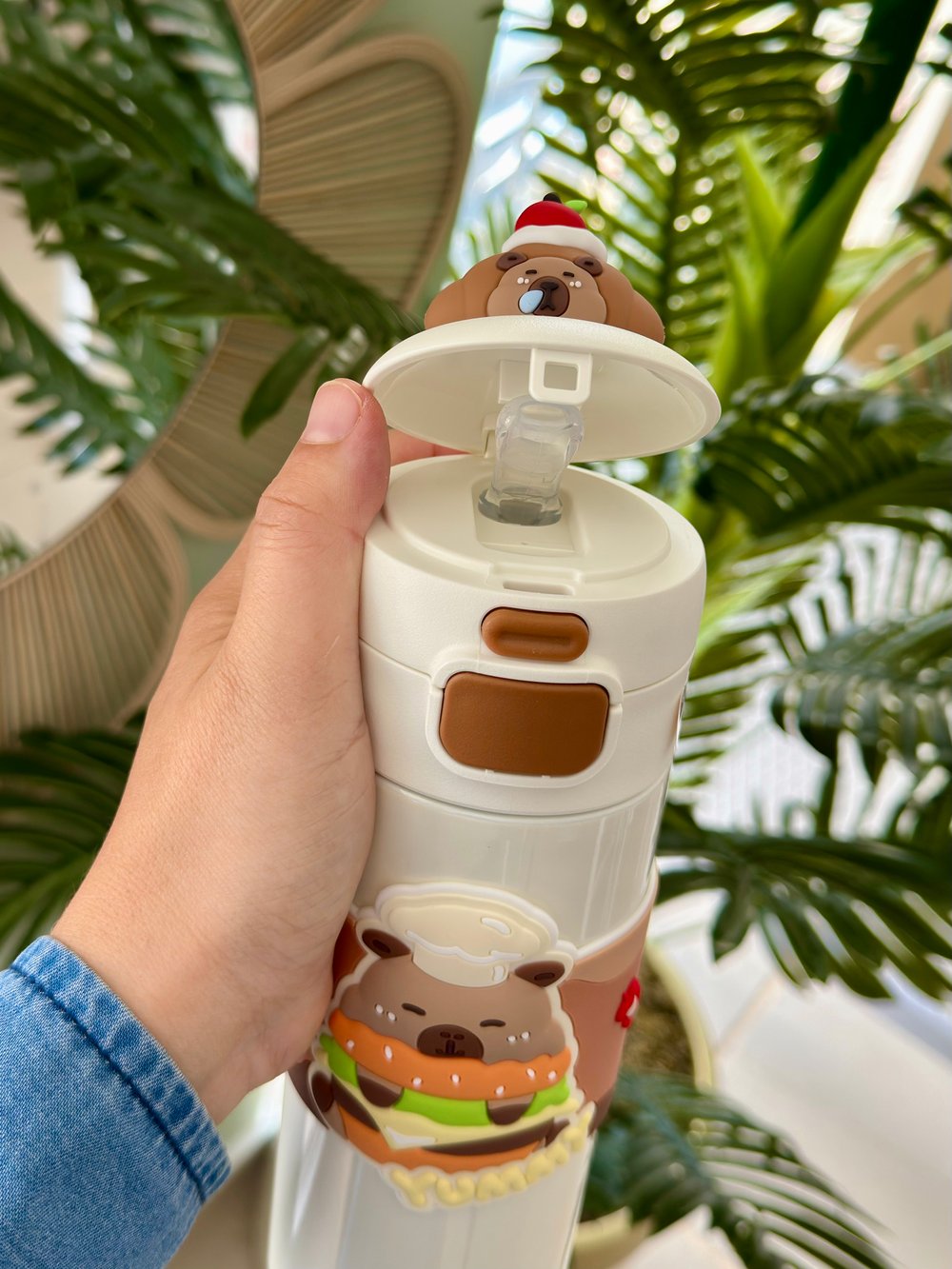 Dller Capybara Paslanmaz Çelik 480 Ml Çift İçim Termos Suluk