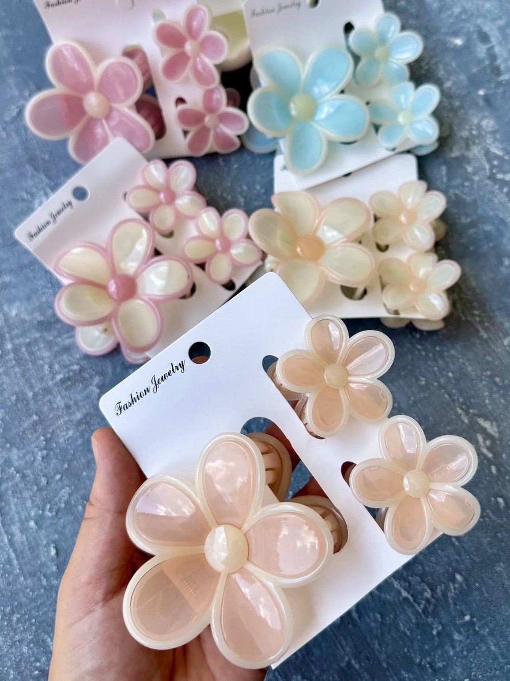 Anne & Kız 3’lü Papatya Mandal Set