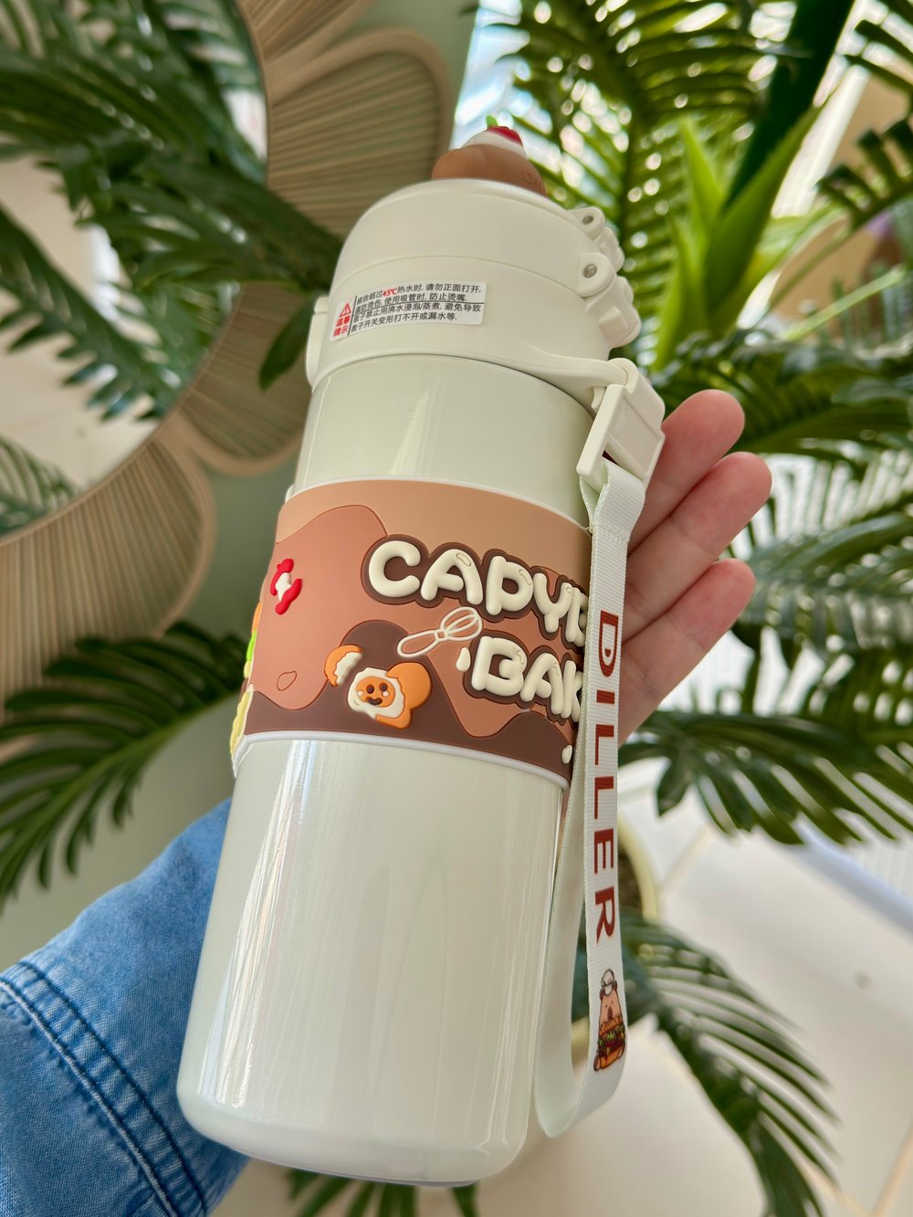 Dller Capybara Paslanmaz Çelik 480 Ml Çift İçim Termos Suluk