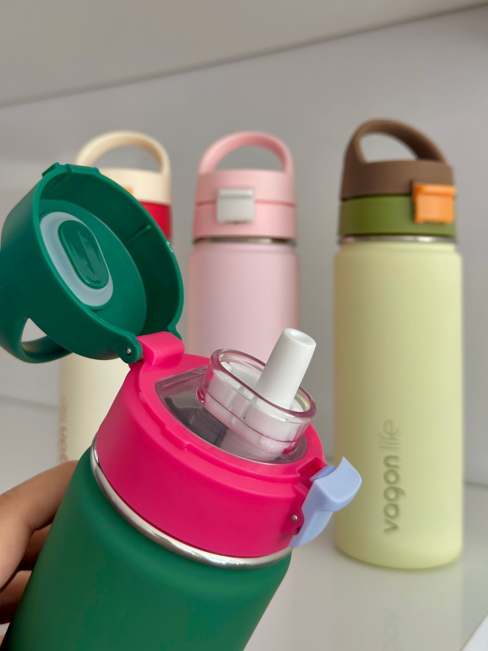 VgnLife 550 Ml Çelik Çift İçimli  Sade Model Termos Suluk 