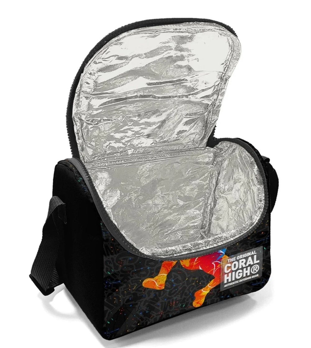 Coral High Basketbol Desenli Thermo Beslenme Çantası