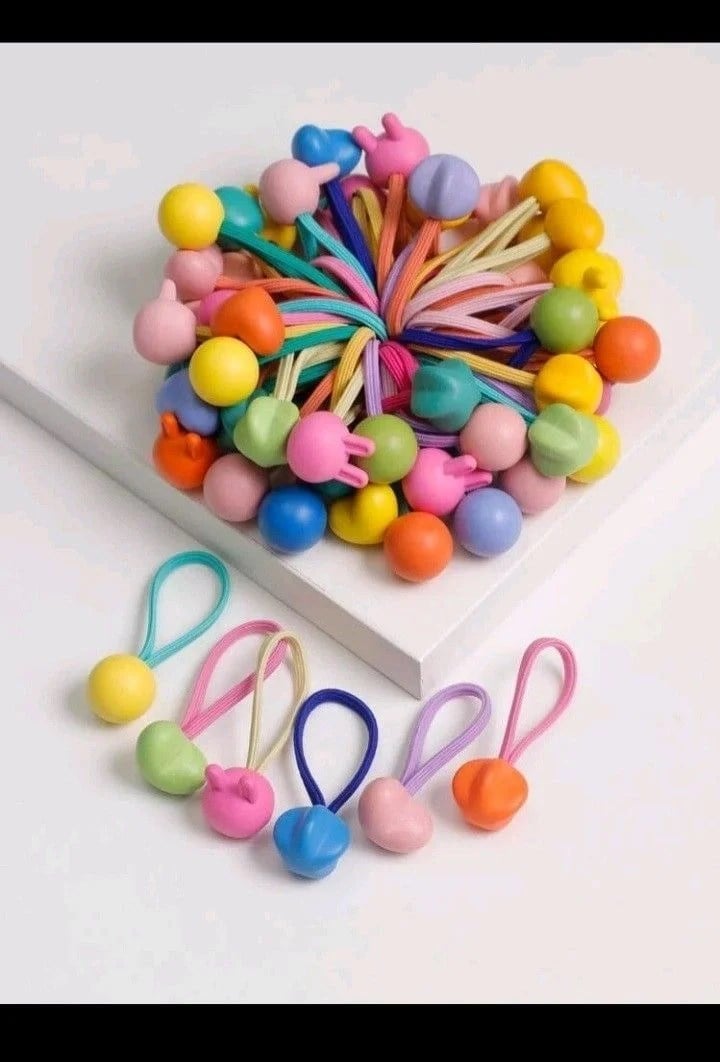 3lü Karışık Renkli Bonbon Lastik