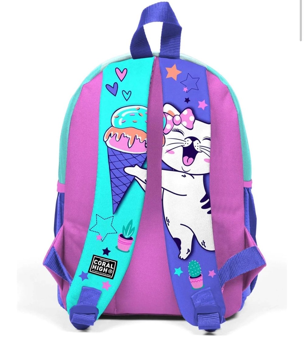 Coral High Kedi Desen Anaokulu ve 1. Sınıf Çanta