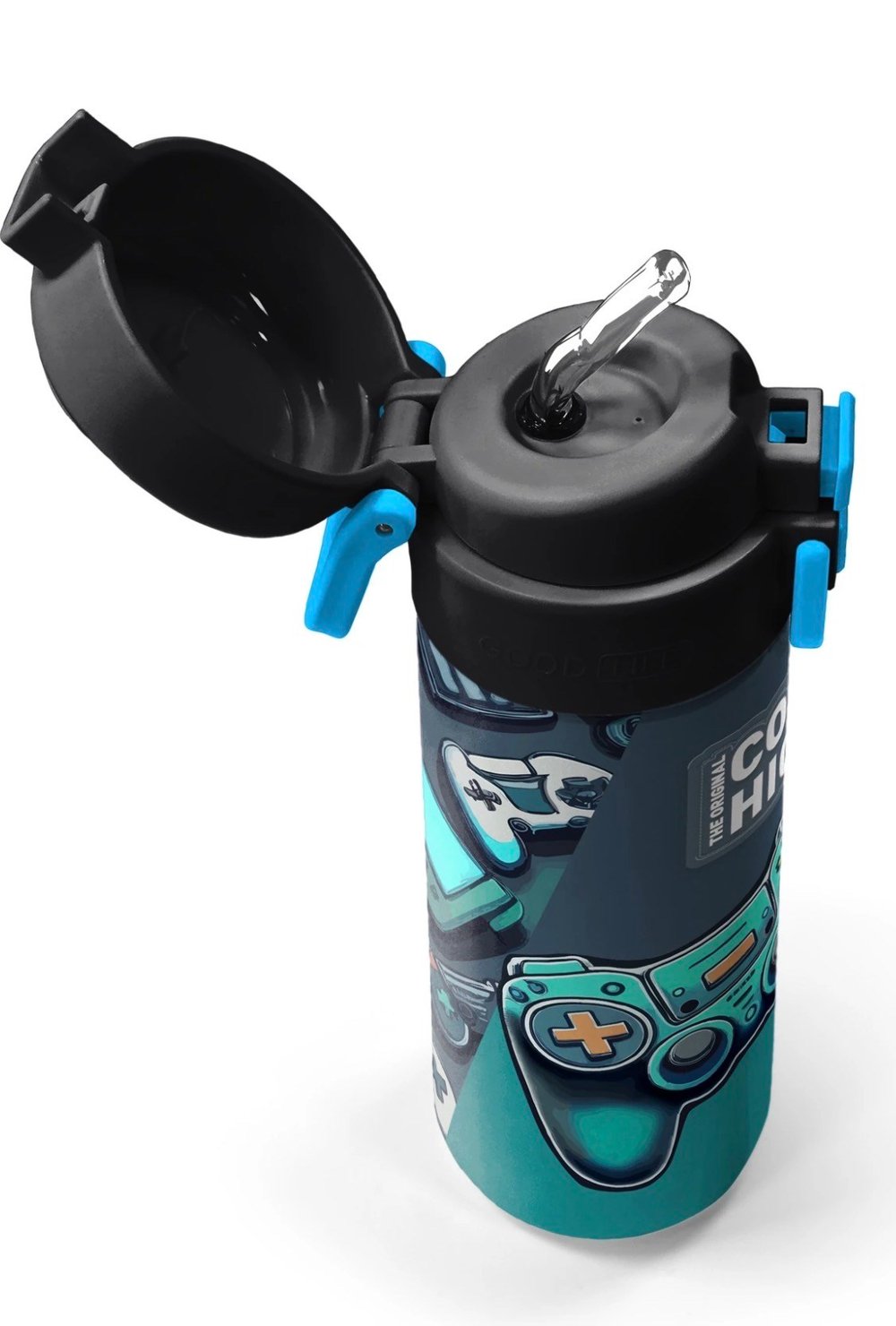 Coral High Kids  Gamer Desenli Çelik Termos Suluk 500 Ml