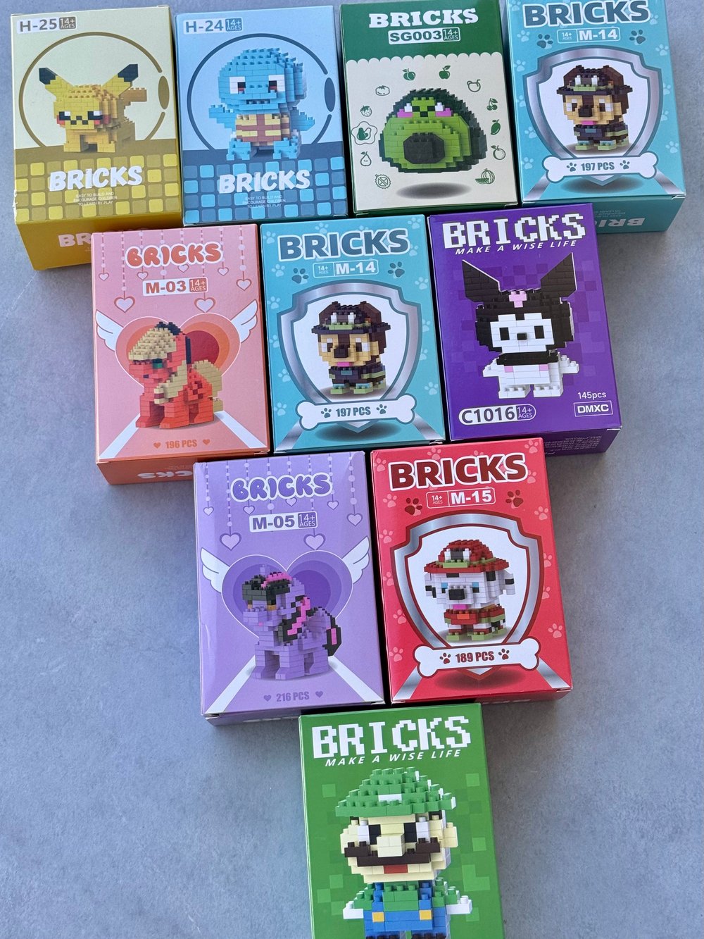 Karakterli Bricks 3D Lego Yapboz 