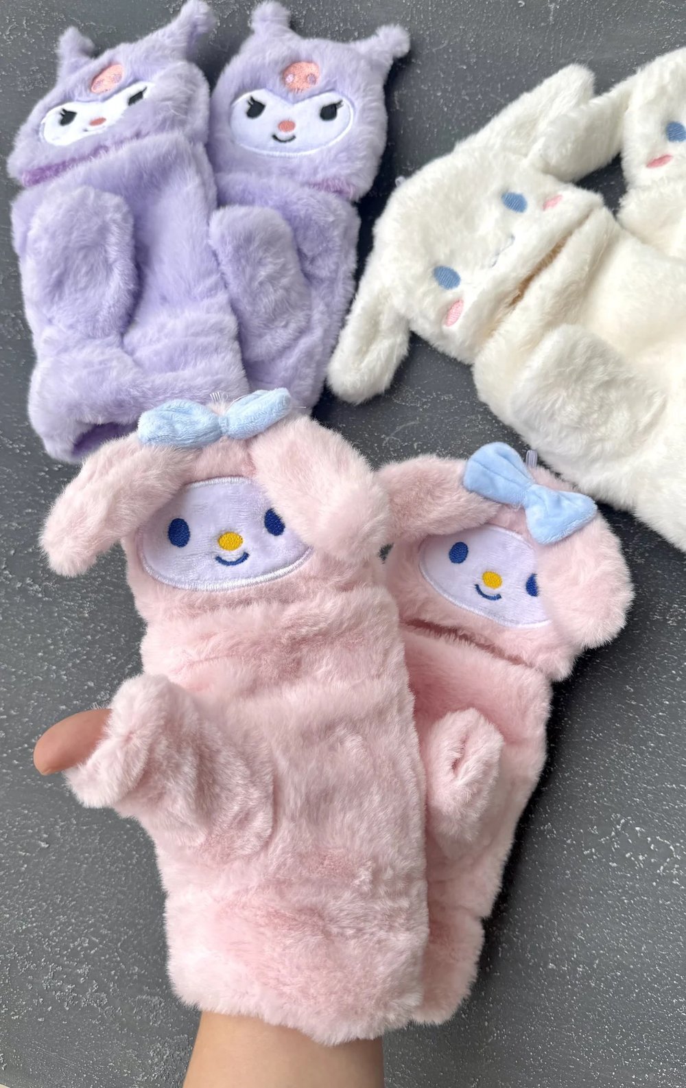 Kuromi My Melody Katlanabilir Eldiven