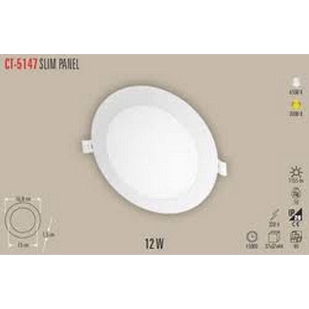 12W SLİM PANEL (BEYAZ)
