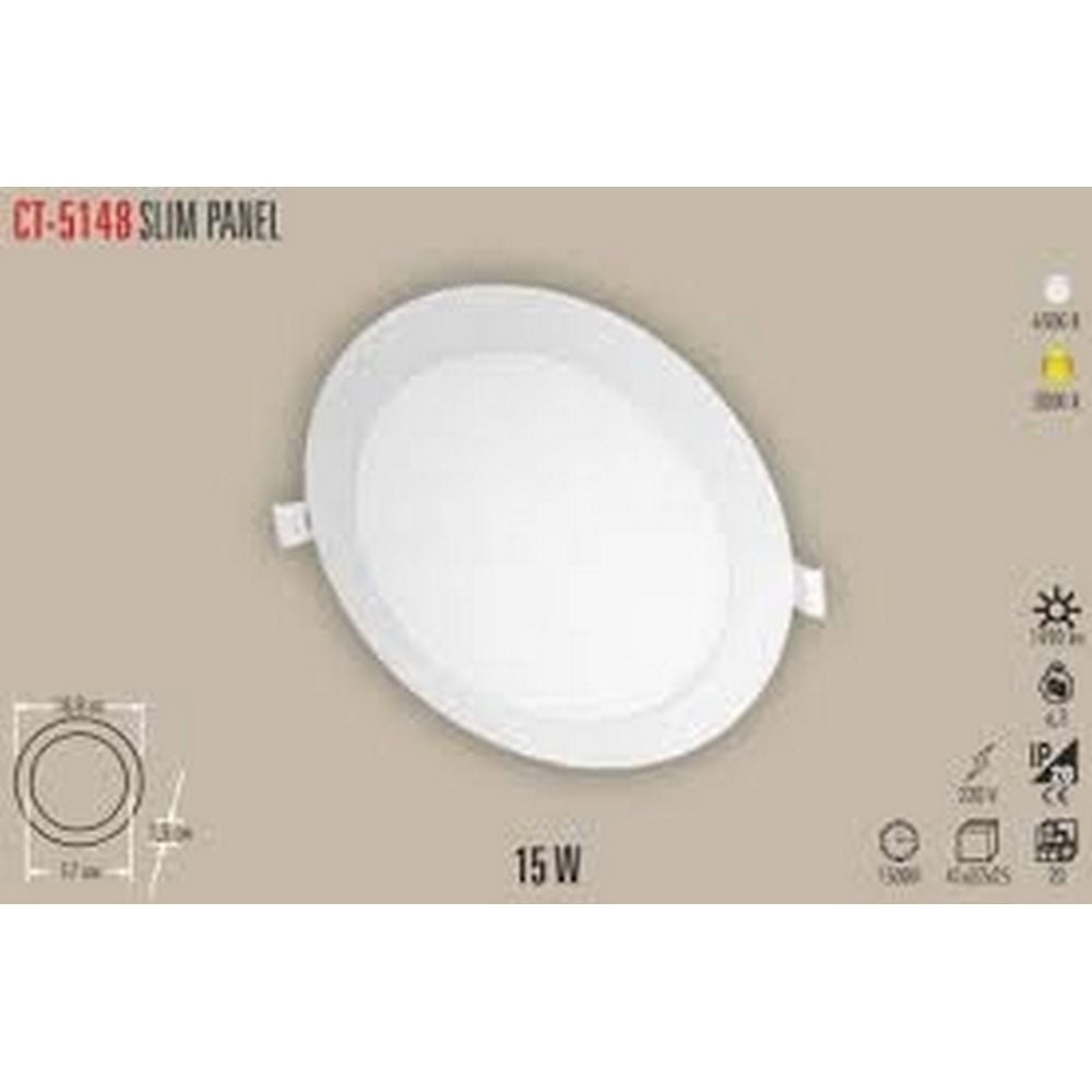 15W SLİM PANEL (BEYAZ)