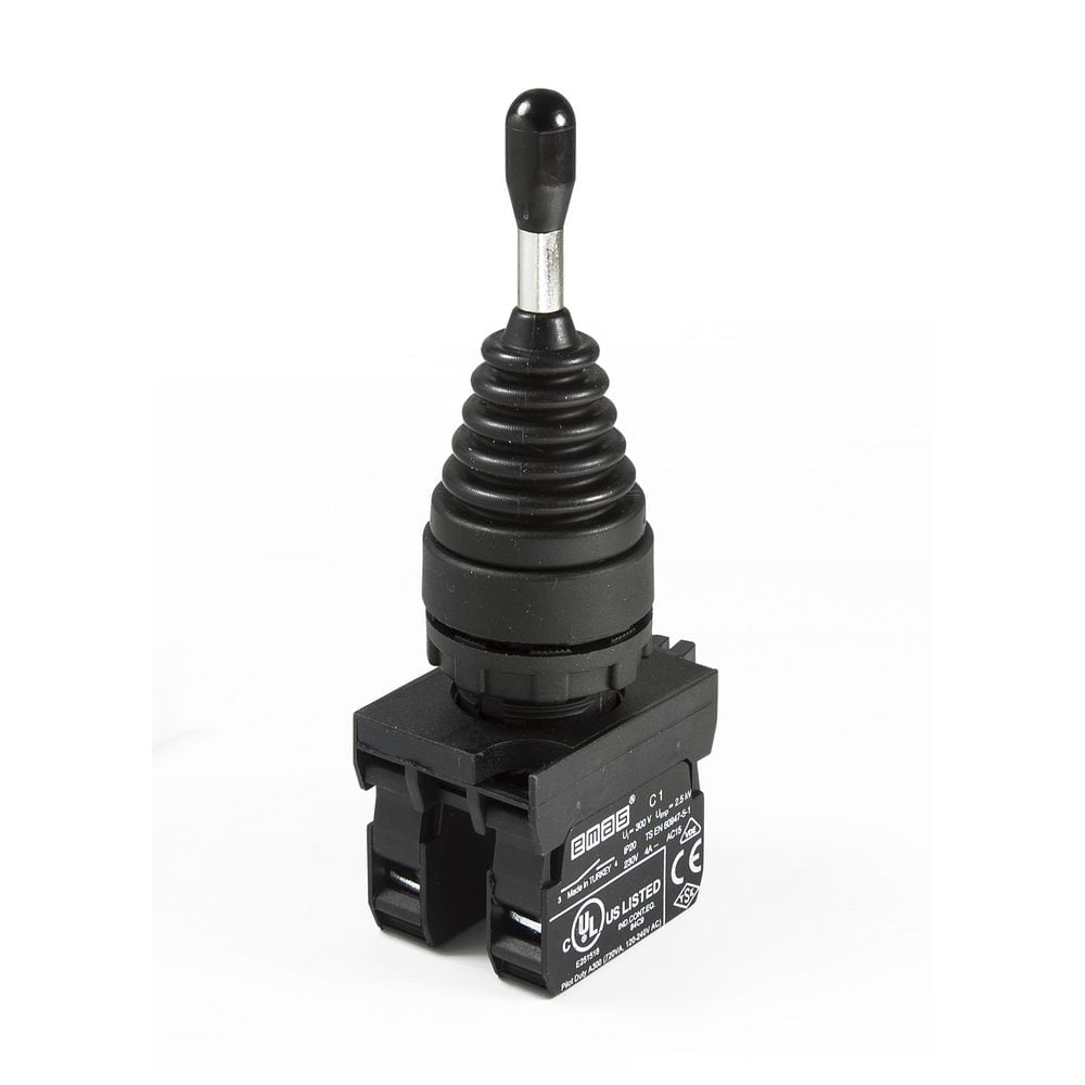 CP Serisi Plastik 1NO+1NO Joystick Kalıcı 2 Pozisyonlu 22 mm Buton